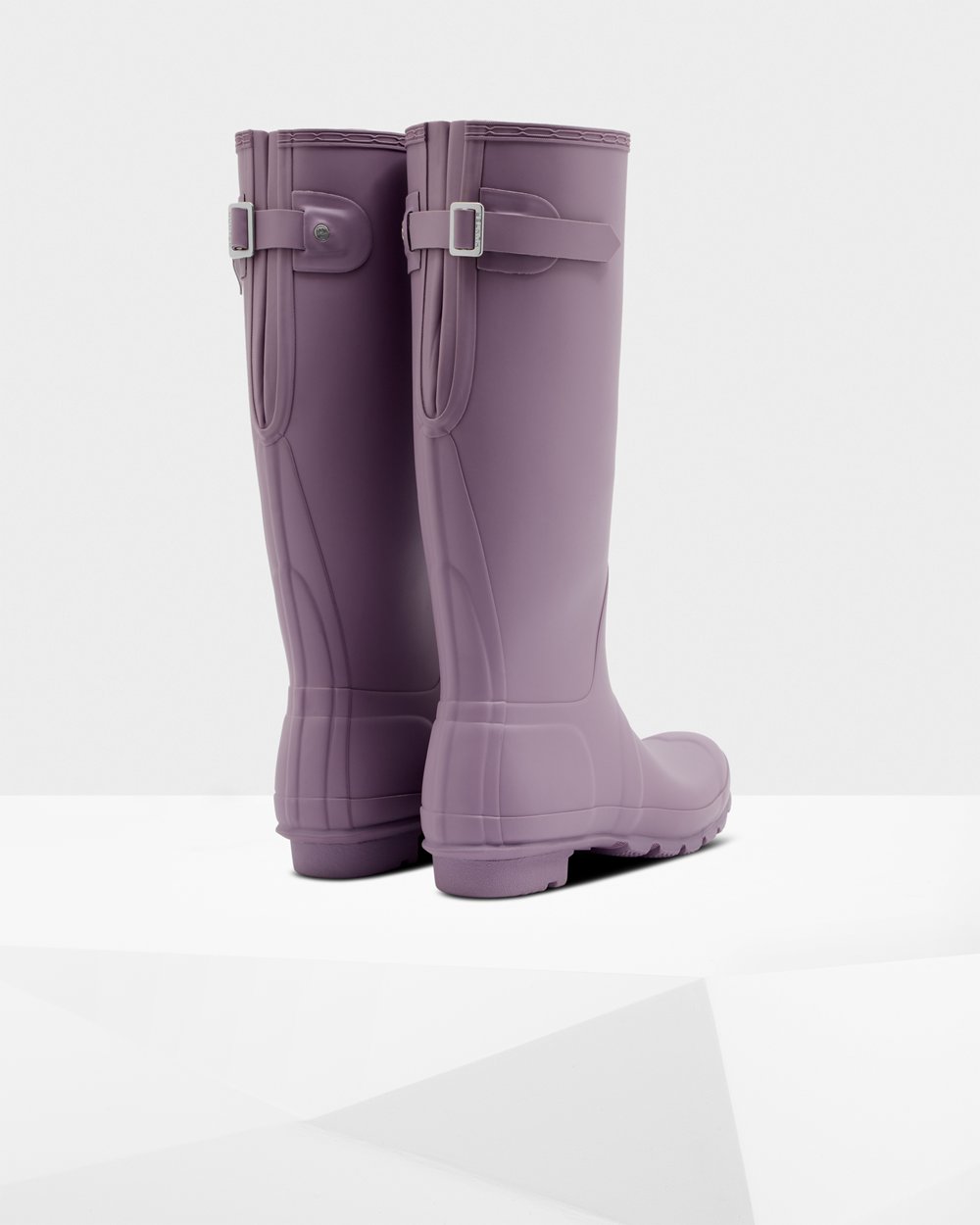 Women Hunter Original Back Adjustable | Tall Rain Boots Purple | NZ-64591-JQOM